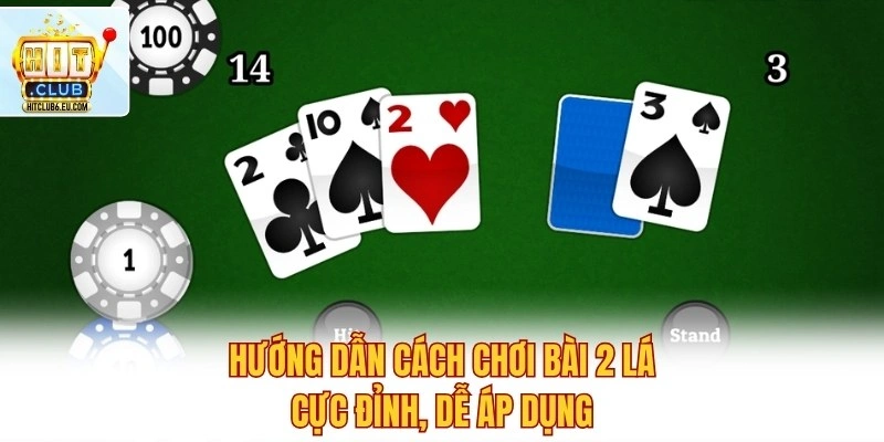Hướng dẫn cách chơi bài 2 lá cực đỉnh, dễ áp dụng